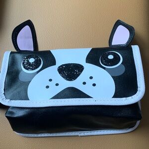 Kids Dog Face Bag - Black and White